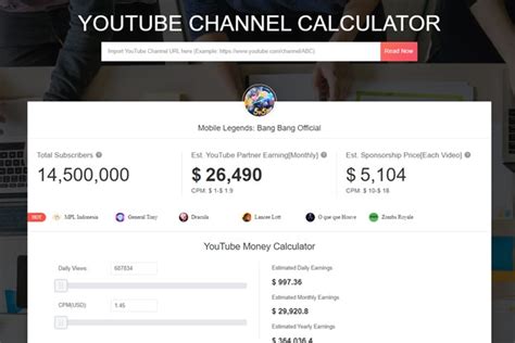 YouTube Earnings Calculator 